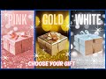 Choose your gift 3giftbox chooseyourgift pickonekickone  pink gold white  giftbox