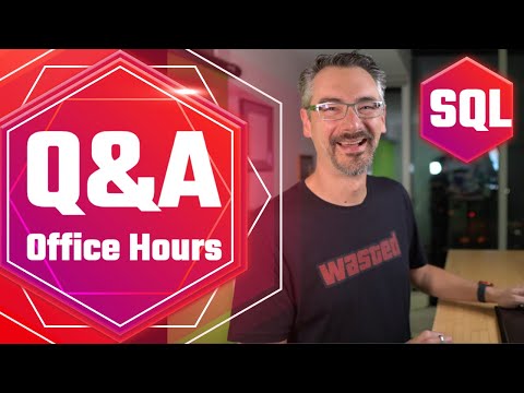 Office Hours: Ask Me Anything About Microsoft SQL Server