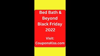 Bed Bath and Beyond Black Friday Sale, #blackfriday2023 #discountcode #promocode