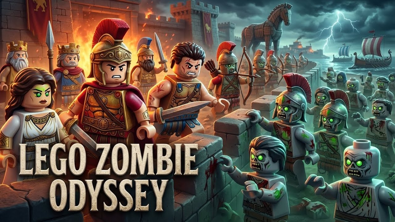 Zombie Odyssey: Curse of Troy | LEGO Zombie Animation | Full Episode 30
