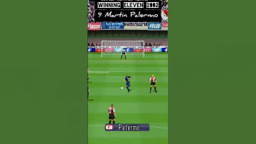Palermo Grasscutter Goal Winning Eleven 2002 Winningevolution Winningeleven Pes 