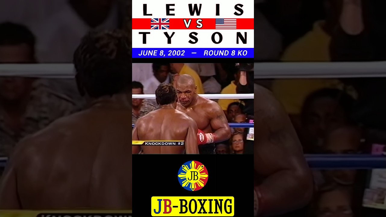Lennox Lewis 🇬🇧 VS 🇺🇸 Mike Tyson | SLO-MO + SOUND FX | ROUND 8