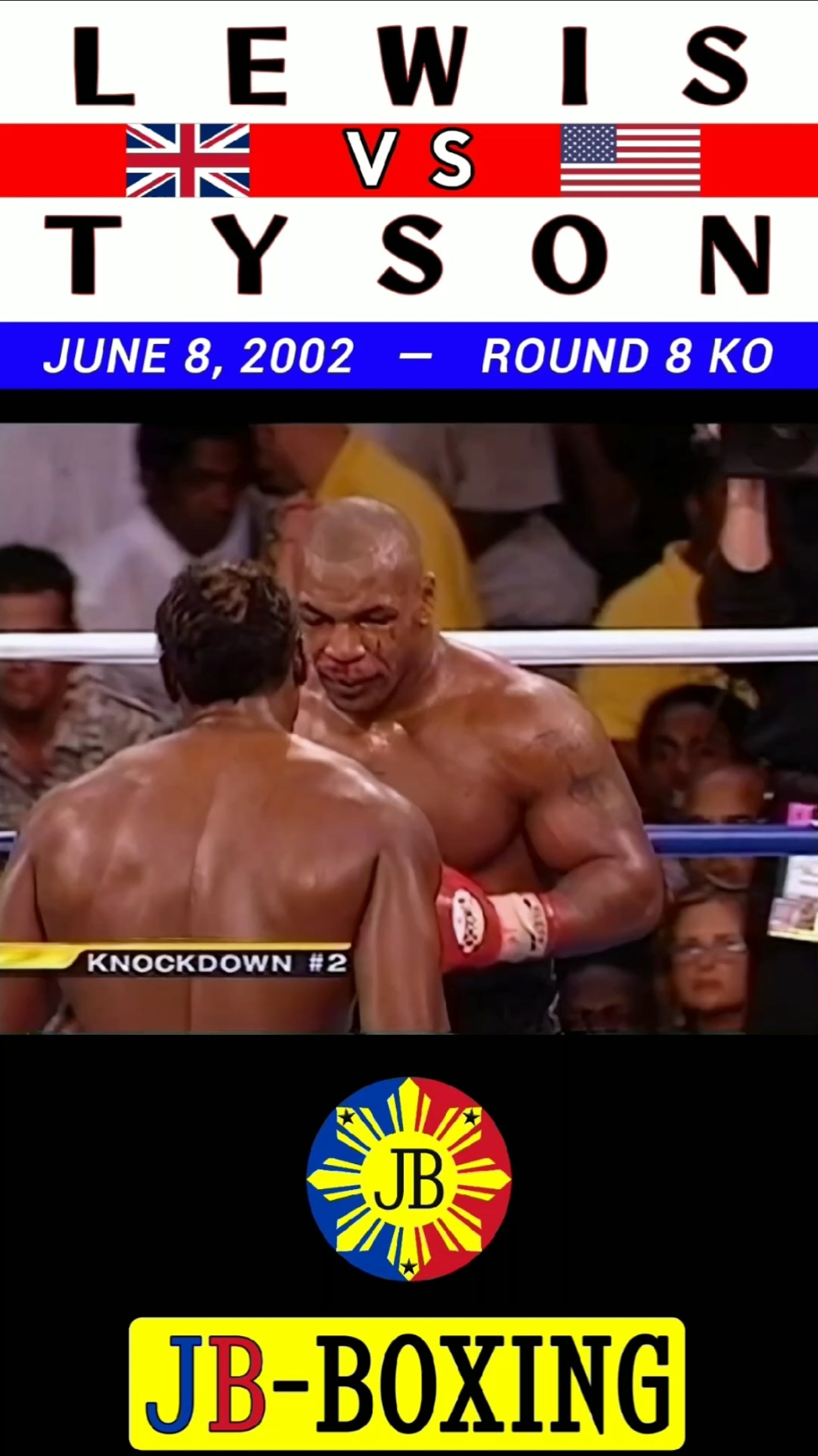 タイソンカラエフ Lennox Lewis 🇬🇧 VS 🇺🇸 Mike Tyson | SLO-MO + SOUND FX | ROUND 8
