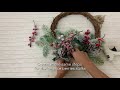 Frosty christmas wreath craft kit instructions by urban lil