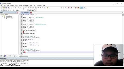 lab1task4 microprocessor (interfacing matrix keypad)
