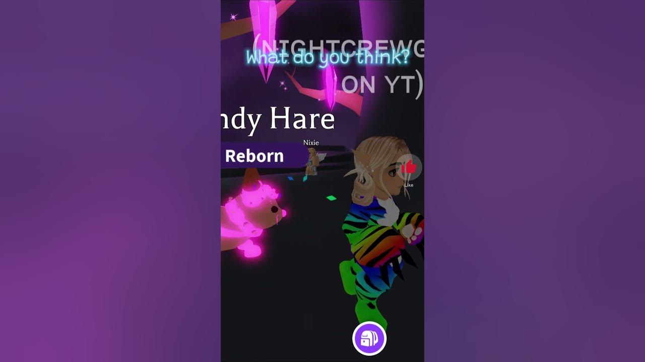 Watch me neon the legendary Candy Hare in Adopt Me!! #roblox #adoptme #