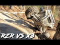 RZR VS X3 BEATDOWN! | CARNAGE, FULL SENDS, & ROLL OVERS @ Hollerwood