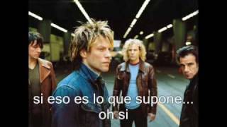 Bon Jovi - If That's What It Takes (Subtitulada - Español) chords