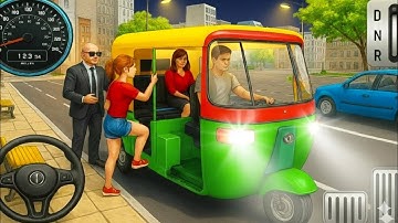 Tuk Tuk Auto Rickshaw Driving Game 2025 | City Passenger Transport Simulator
