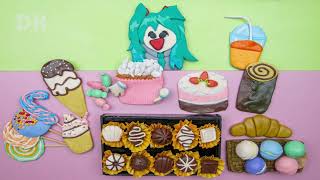 Mukbang Miku Vs Chocolate Cake Food Challenge 먹방 미쿠 Vs 초콜릿 케이크 음식 도전