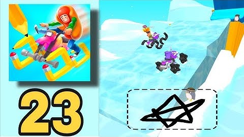 Scribble Rider  - All Levels Gameplay, New iOS Android Games