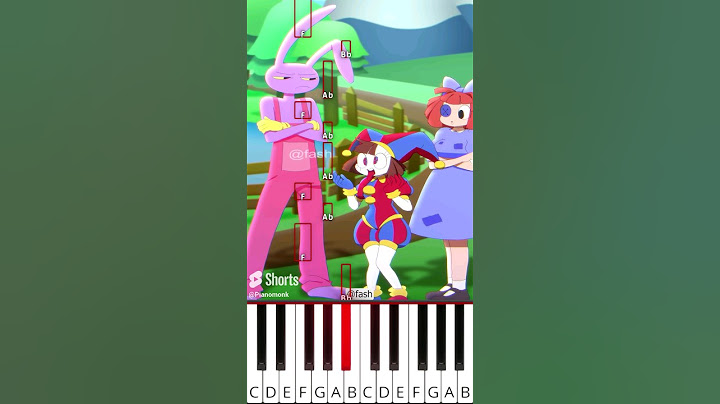 How to make Jax smile (@fash) The Amazing Digital Circus Animation - Octave Piano Tutorial