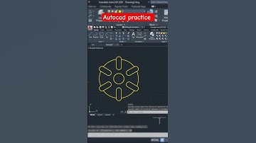 AutoCAD 2D Practice for Mechanical Students | Quick CAD Tip #shorts#AutoCAD  #AutoCADPractice