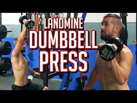 Landmine Press with Dumbbells