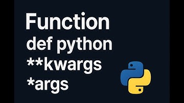 def python *args **kwargs