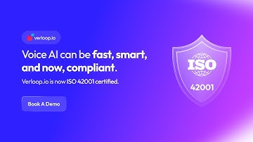 Verloop.io’s Enterprise Voice AI Is Officially ISO 42001 Certified!