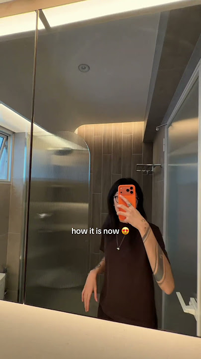 Trusted the process for this bathroom reno.. 🤭 #sghome #interiordesign #beforeandafter #renosg