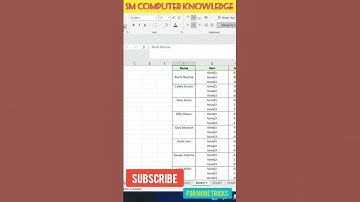 Excel short tricks//shortcut key to merge cell in excel #excel #exceltips #excel365 #excelformula