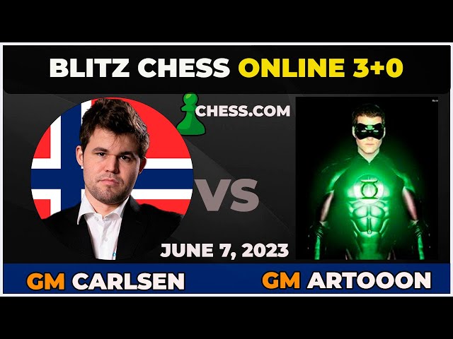 GM Magnus Carlsen vs GM Aram Hakobyan, BLITZ CHESS 3+0
