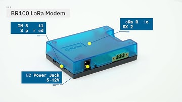 BR100 LoRa Modem illustration