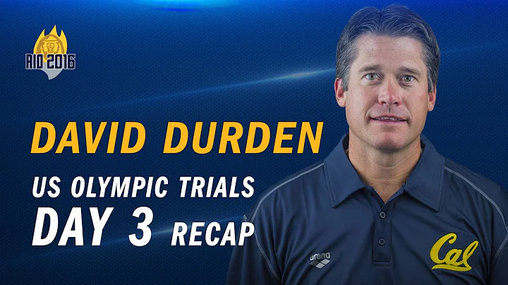 Cal Men's Swimming: David Durden - US Olympic Trials (Day 3)