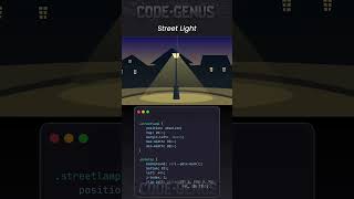 Creat animation street light using css html and javascript languages html design for beginners
