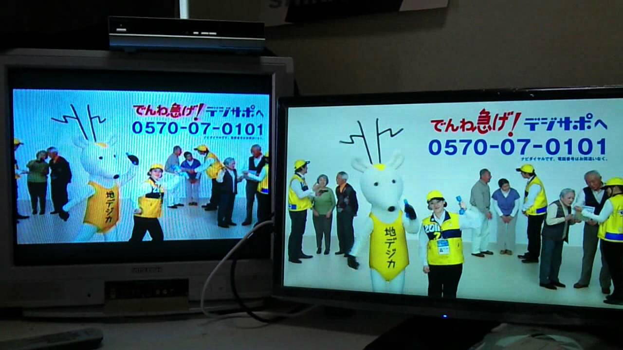 東京MXテレビのアナログ放送終了の瞬間