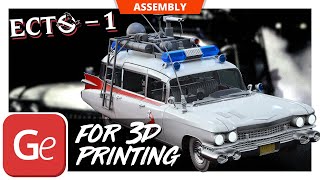 Ecto-1 3D Printing Model | Assembly by Gambody