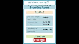 Array and Box method with Multi Digit Multiplication Strategies | Instructional way #problem_solving