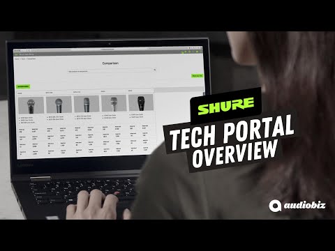 Shure TechPortal overview