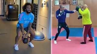 Pro Footballers Strength & Workout Routines 🏋️ ft. Ramos, Reus, Ozil, Marcelo