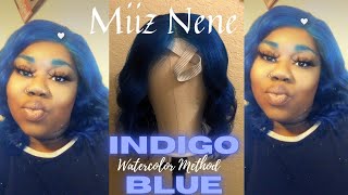 Indigo Blue | How To| Watercolor Method | Miiz Nene