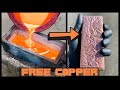 Copper Cable Dumpster Diving - Free Copper - ASMR Metal Melting - Trash To Treasure - BigStackD