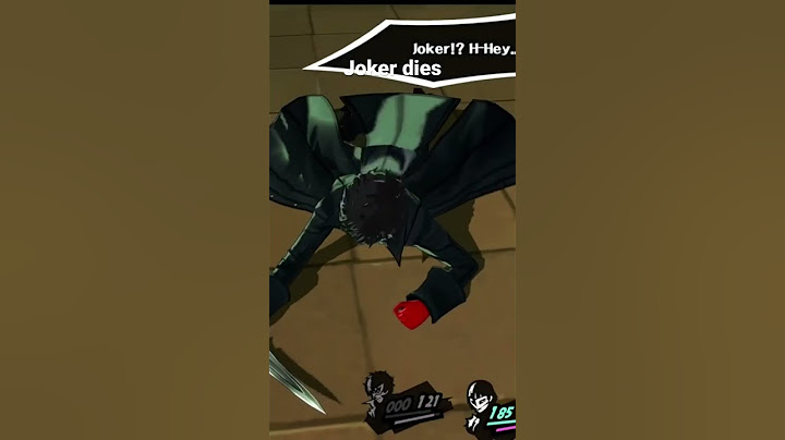 Joker dies