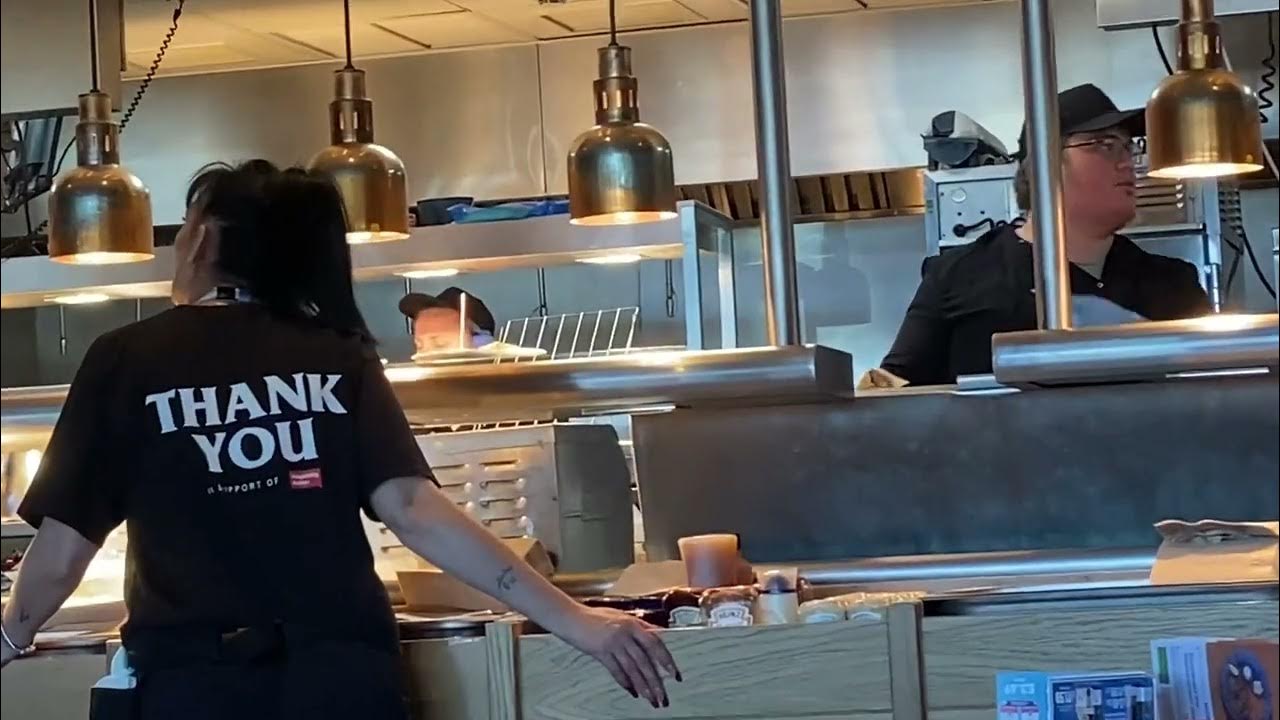 Blackpool, Wetherspoons Breakfast service, open kitchen YouTube