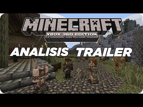 MineCraft Xbox360 - Analisis Trailer Skyrim Mash-Up Pack