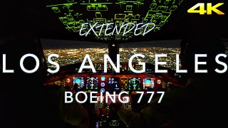 LOS ANGELES | BOEING 777 LANDING 4K EXTENDED