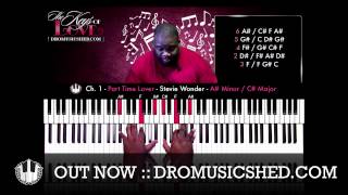 Video thumbnail of "How to play "Part Time Lover" - Stevie Wonder (The Keys of Love) (Piano Tutorial)"