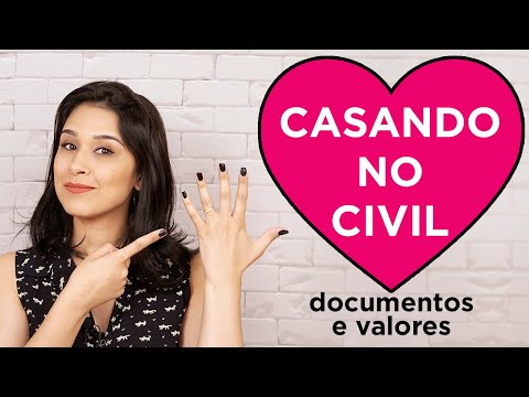 Vídeo: Como Conseguir Um Casamento Civil