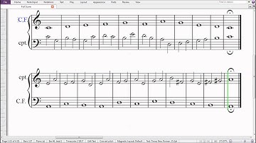 Species Counterpoint - Examples of All Five Species