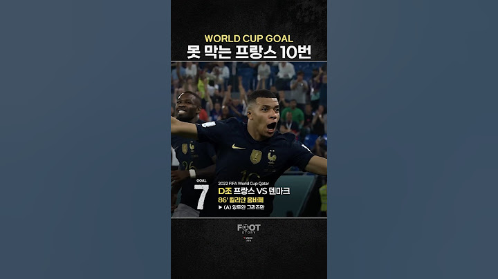 ‘킬리안 음바페’ 월드컵 골 모음zip