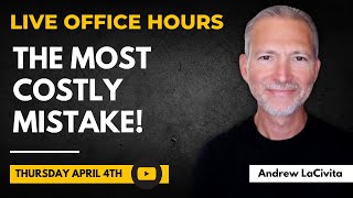 The Most Costly Mistake Job Candidates Make in an Interview 🔴 Live Office Hours with Andrew LaCivita