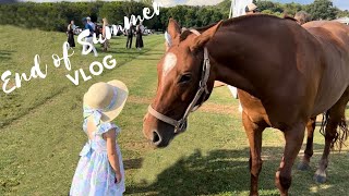 End of Summer Vlog - Polo Match And Farmers Market