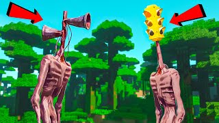 Si̇ren Head Vs Traffi̇c Li̇ght Head Minecraft