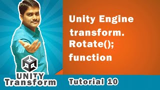 transform.Rotate() Function in Unity - Unity Scripting API Transform Tutorial 10 screenshot 4