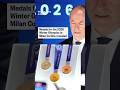 Medals For 2026 Winter Olympics In Milan Cortina Revealed 