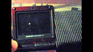 GBA sp Metroid-themed custom design