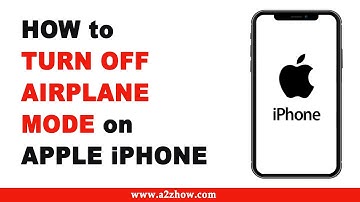 How to Turn Off Airplane Mode on Apple iPhone