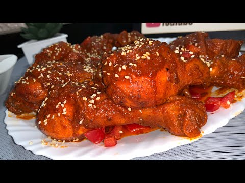 الدجاج الكوري الحار🔥🥵| بأسهل طريقه وأحلي طعم😋