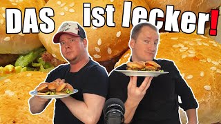 MINI Cheese BurgerChallenge - [Wettessen] - mit den Buns von Aldi